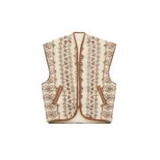 Ærmeløs Falsk Shearling Gilet