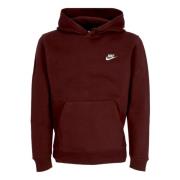 Club Fleece Hoodie Burgundy Crush