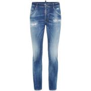 Blå Denim Jeans