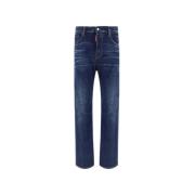 Klassiske 5-lomme Straight Cut Jeans