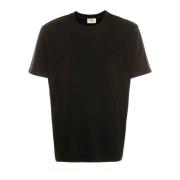 Ribbet Rund Hals Logo T-Shirt