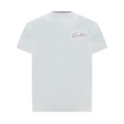 Monogram Crew Neck Bomuld T-Shirt