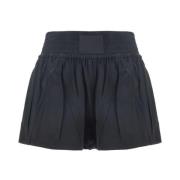 Monogram Patch Elastisk Talje Shorts