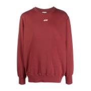 Bordeaux Bomuld Crewneck Sweatshirt