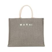 Broderet logo tote taske