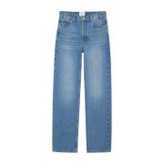 Blå Gavin Long Jeans Nederdele