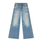 Vintage Flare Jeans med Distressed Look