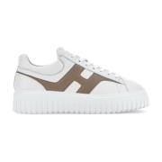 Hvide og beige sneakers til mænd