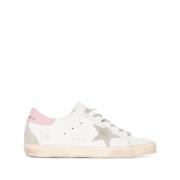 Læder Casual Hvide Sneakers Trainers