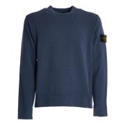 Blå Crew-Neck Strik AW24