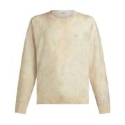 Beige Paisley Sweater AW24