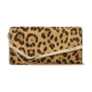 Emmie Printed Kalveskind Clutch