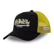 Sort Gul Trucker Cap