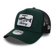 Grøn Fiske Patch Trucker Cap