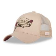 Beige Rose Trucker Cap