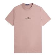 Broderet Pink T-shirt