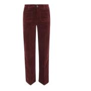 Mørk Oxblood Jeans til Kvinder