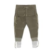 Khaki Canvas Cargo Bukser