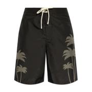 Badeshorts med print