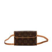 Pre-owned Canvas louis-vuitton-tasker