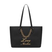 Trendy Heart Chain Shopper Taske