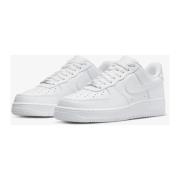 Triple White Air Force 1 Sneaker