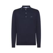 Uld Bomuld Polo Skjorte Solid