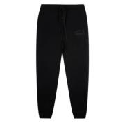 Klassiske sorte fleece-sweatpants