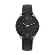 Sorte Mænds Quartz Analog Ur