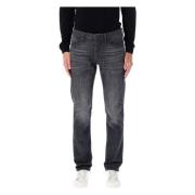 Slim-Fit Denim Jeans Nero