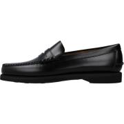 Sort Læder Loafers