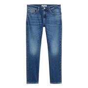 Slim Fit Distressed Denim Jeans