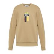 Sweatshirt med logo