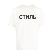 CTNMB Logo Bomuld T-Shirt Hvid