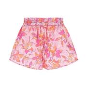 Multifarvede Blossom Shorts Trendy Mode