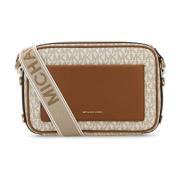 Trykt Canvas Crossbody Taske