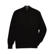 Merino Uld Zip-Up Cardigan