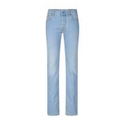 Slim Fit Jeans med broderede lommer