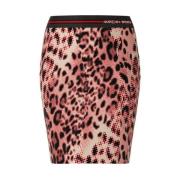 Leopard Print Mini Nederdel