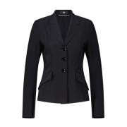 Modern Blazer med Åbne Kanter