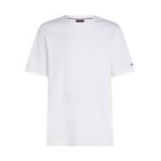 Interlock Strikket Ribbet Krave T-Shirt