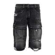 Slidte Denim Cargo Shorts