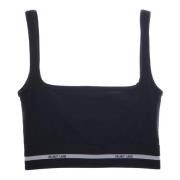 Sporty Bralette Top med Smalle Stropper