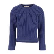 Cerulean Sweater Bomuld Blanding Stilfuld