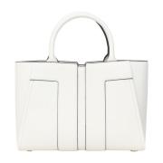 Minimalistisk Ivory Shopper Taske