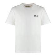 Crew-neck T-shirt med rygprint