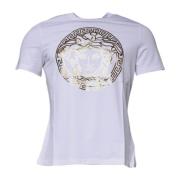 Medusa Print Bomuld Crew Neck T-shirt