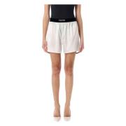 Luksus Ecru Silke Boxershorts