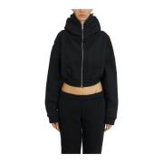 Cropped Zip Hoodie