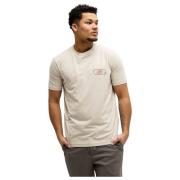 Beige Jersey T-Shirt Mænd